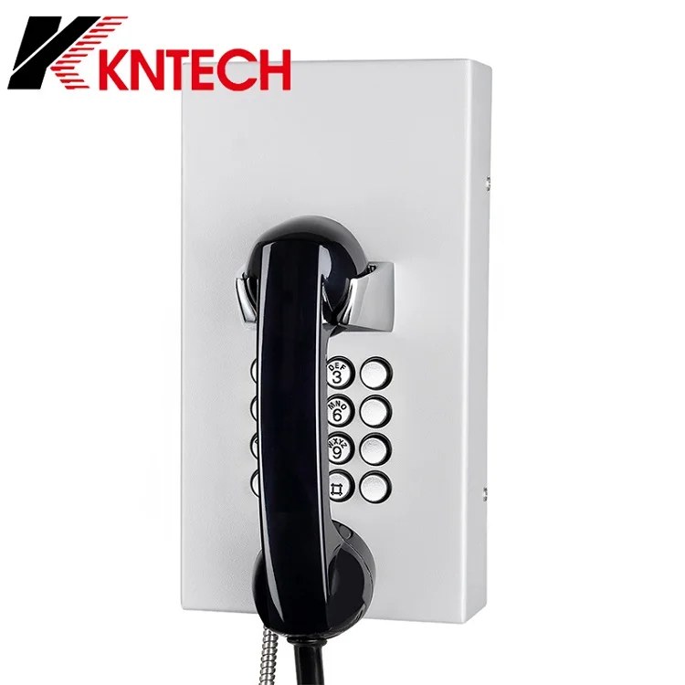 Vandal-Proof VoIP IP55 Dial Speed Emergency Button Dust-Proof SIP Jail Phone Corded Telephone