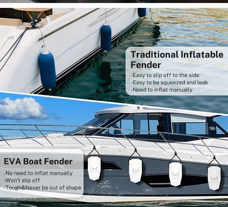 Homful Eva Foam Boat Fender Bumper Marine Boat Rubber Fender Quick