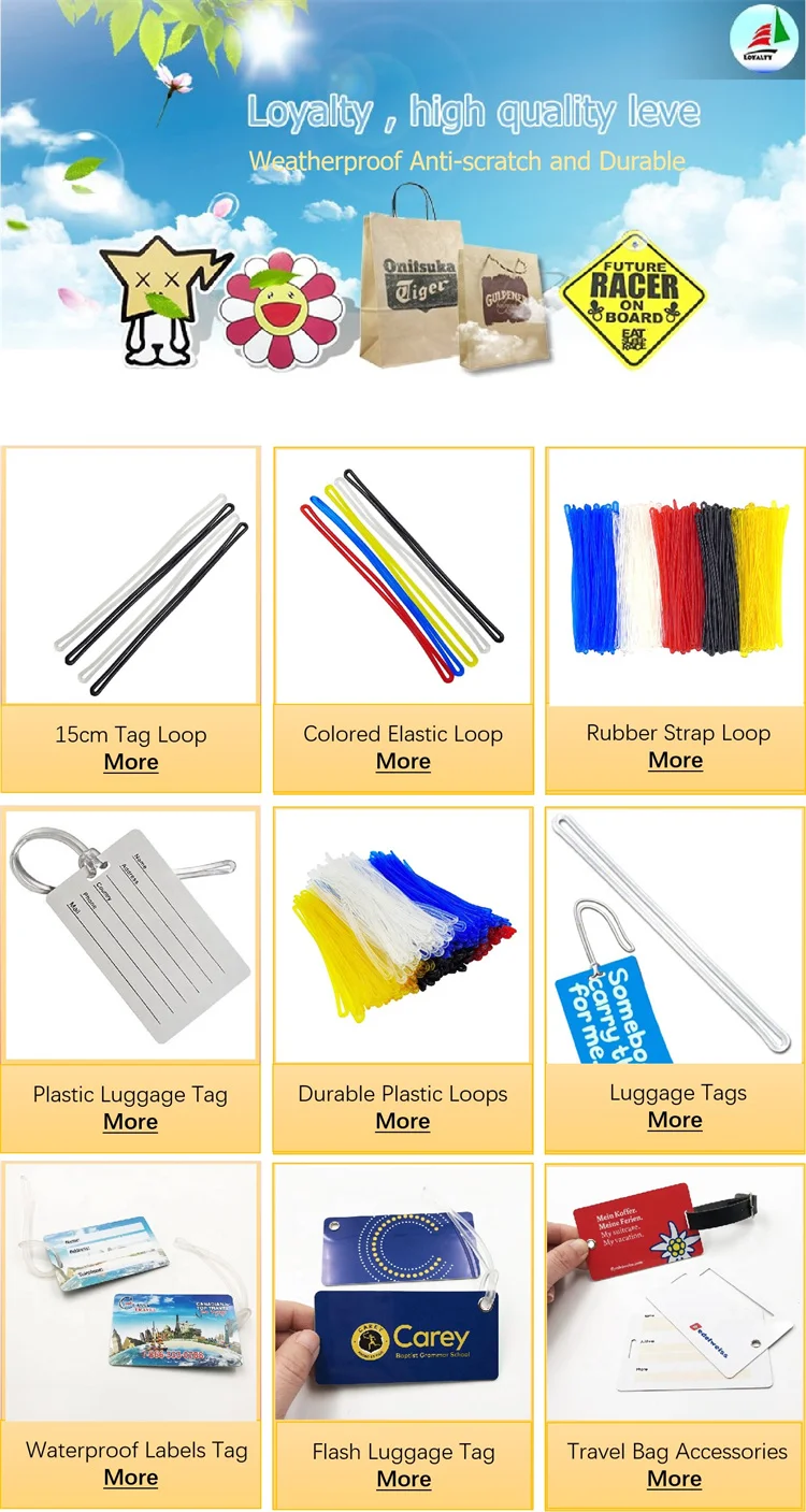 Transparent Pvc Luggage Bag Tag Strap (d04) Buy Luggage Tag Strap