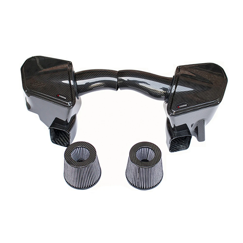 Kyostar For BMW M5 F90 M8 F91 F92 F93 2018-2023 S63 4.4T Pre-Preg Carbon Fiber Air Intake Systems