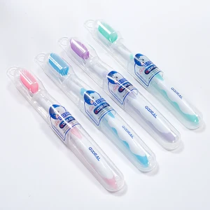 Customizable Soft Nylon Adult Toothbrush Biodegradable and Disposable Bulk Toothbrush for Oral Care Factory Supply