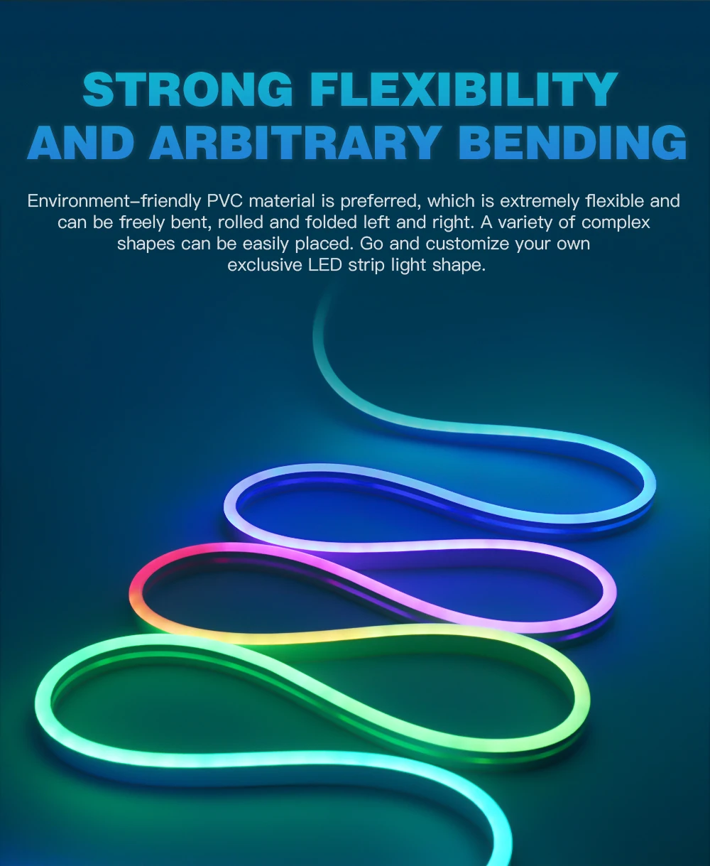 High Quality Wholesale Custom Cheap Rgbic Neon Light 12v 24v Rope Light