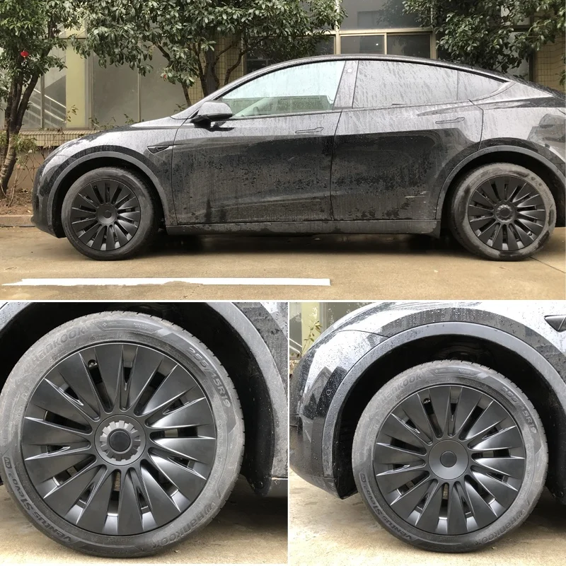 適切なテスラホイールキャップモデルY誘導ホイールカバー19