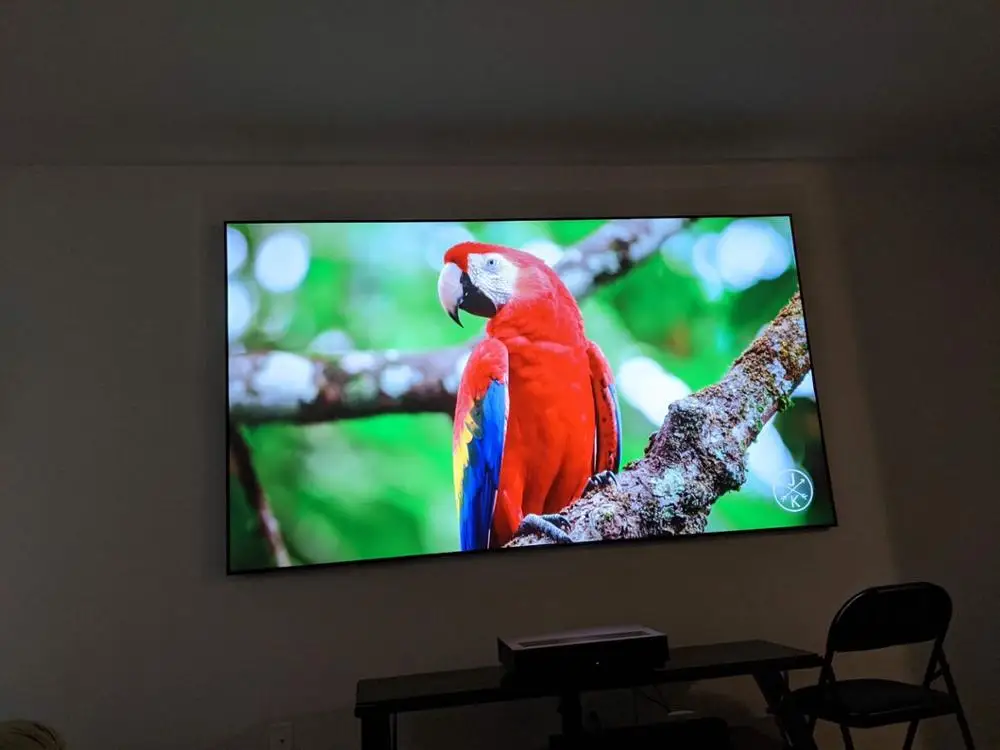 TELON 80inch 4k PET Crystal Ambient Light Rejecting Ust Clr Screen for Xiaomi Mi UST Short Throw Laser Projector