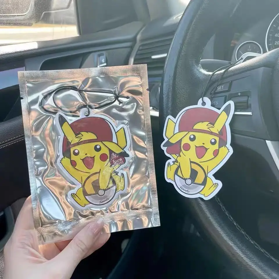 Kawaii Custom Cartoon Anime Logo Girls Aluminum Foil Paper Perfume Card