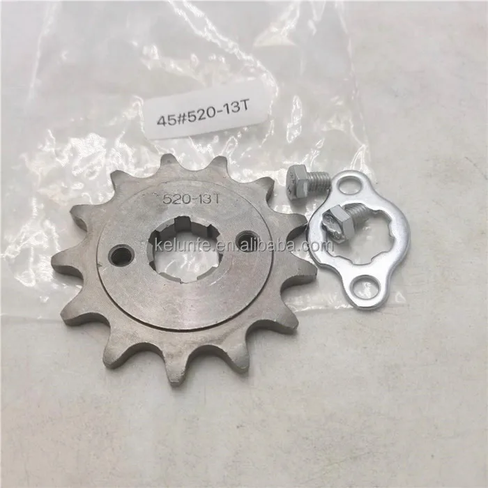 China Brand 520-13T Racing Steel Front Sprocket for Machinery