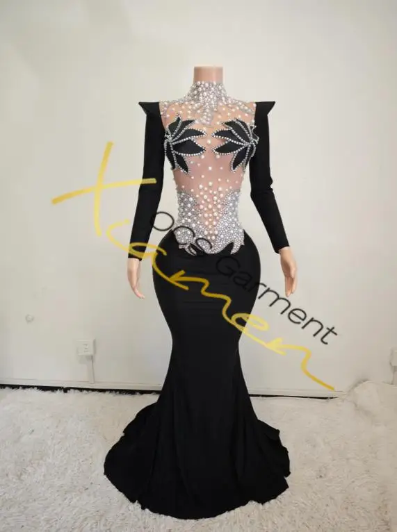 Ocstrade Floral Crystal Ball Gown Long Sleeve Bodycon Evening Dress| Min Order 1 ct Ocstrade Floral Crystal Ball Gown Long Sleeve Bodycon Evening Dress| Min Order 1 ct