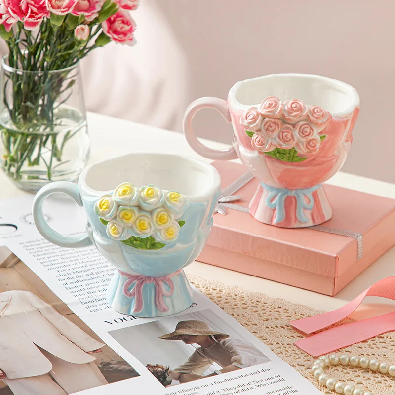 SYL Porcelain Couple Mug China Wedding Favor Eco-Friendly Contemporary Gift Packaging for Weddings