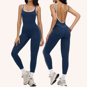 Activewear Womens Jumpsuit Romper Pants Sports Wear One Piece Workout Yoga Gym Fitness Bodysuit for Women