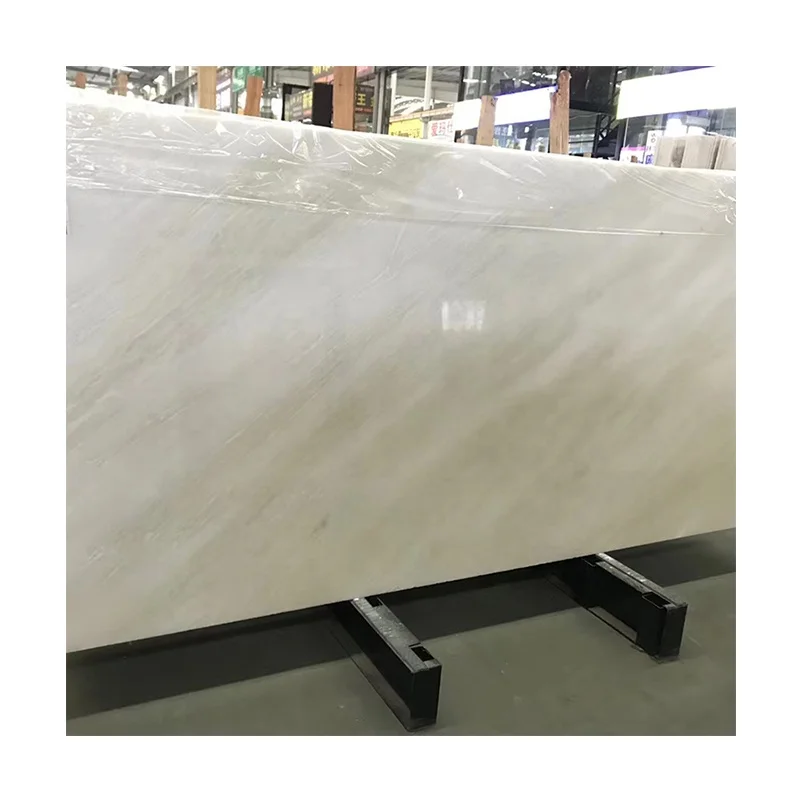 Lüks Təbii Oniks Mərmər Plitəsi - Daxili Dizayn Üçün Royal Jade Mərmər Divar Kafeləri, Toptan Satış Qiyməti ilə Ağ Oniks Plitələri, Stolüstü