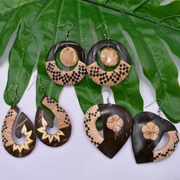 Buy Coconut shell earrings-gifts for women Online in India