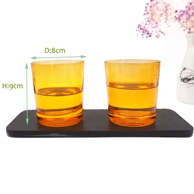 パーソナライズされた8オンス250ml琥珀色の水ガラスカップ Buy 人気 Anber 飲料ガラスカップ 手作りとリサイクル使用ガラス Tumber 水ガラスカップ 250 ミリリットルホット販売高品質のオーバーレイワインガラス Product On Alibaba Com