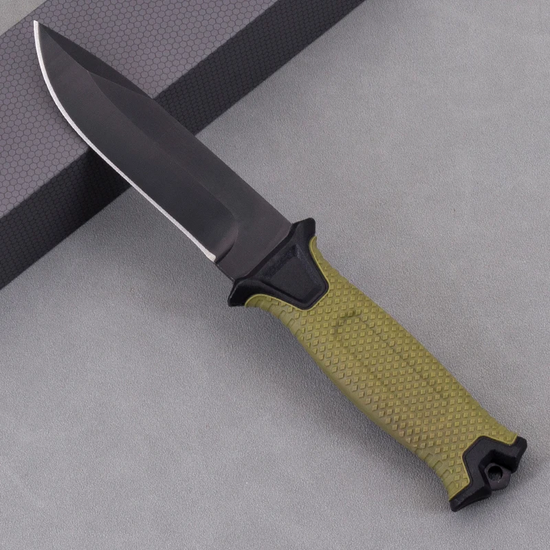 Factory Direct Custom Fixed Blade Outdoor Tactical Knife Stainless Steel Camping Survival Knife with Sheath