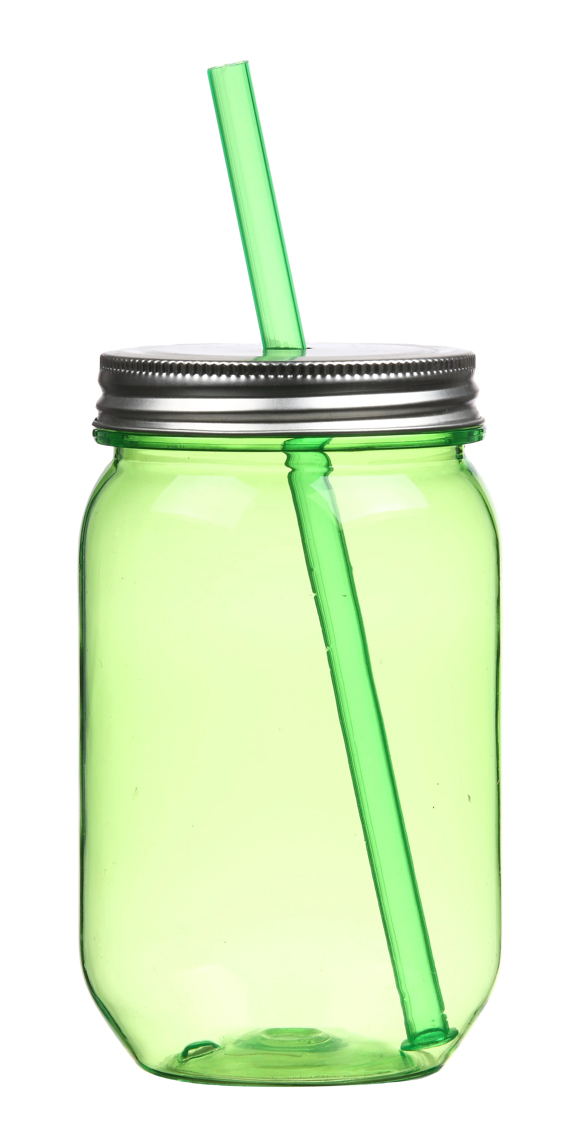 Пластиковая банка с двойными стенками 16 унций, оптовая продажа, с крышками