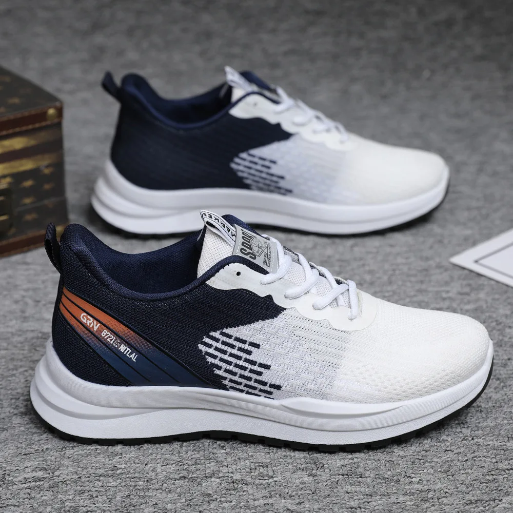 Men's Trendy Casual Shoes Breathable and Versatile Loafers with Soft Soled Massage Feature for Spring Autumn Seasons