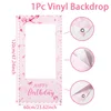 PINK Photo background cloth - pink bow photo background cloth