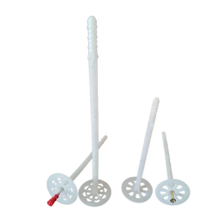 80mm 100mm length plastic thermal insulation fixing anchors with nail