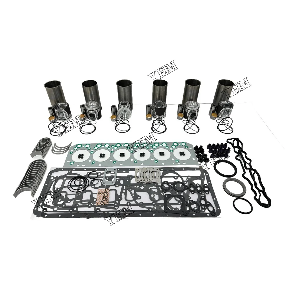 Overhaul Kit With Bearing Set Fit for Doosan Develon DL06 Engine 6