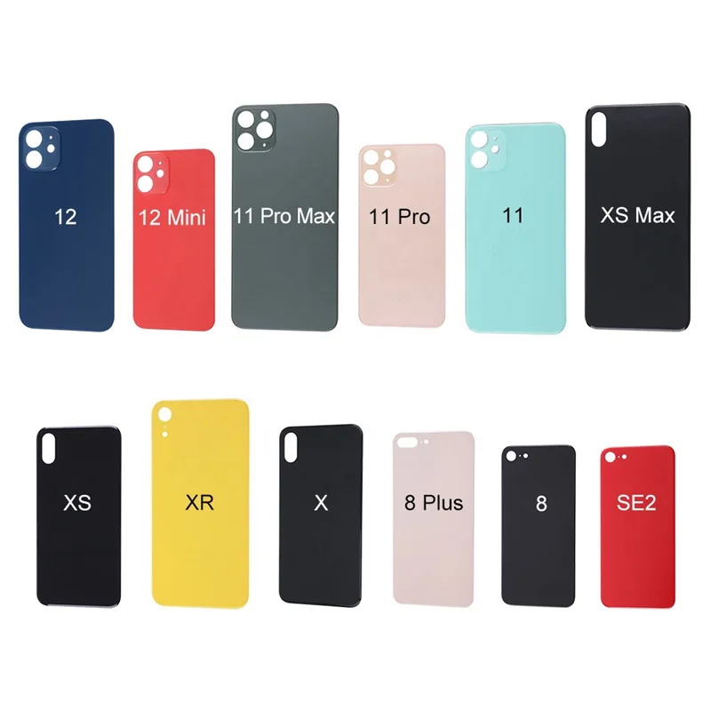 For iPhone 11 11Pro 11 Pro Max Original OEM Big Camera Hole Rear Back Glass Cover Housing Replacement with Logo CE Mark