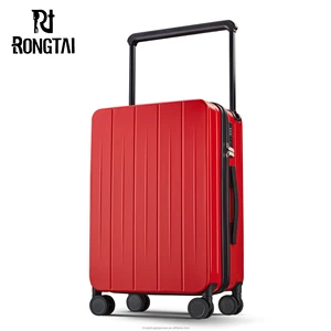 20-24 Inch Unisex Durable PC Material Travel Suitcase with Mute Universal Wheel Wide Boarding Bag Portable for Female