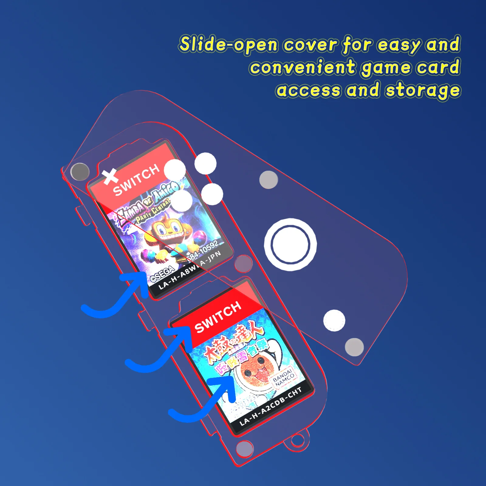 High Switch Lite Protective Shell Case with TF Card Cassette Storage Bag Game Accessories for Players