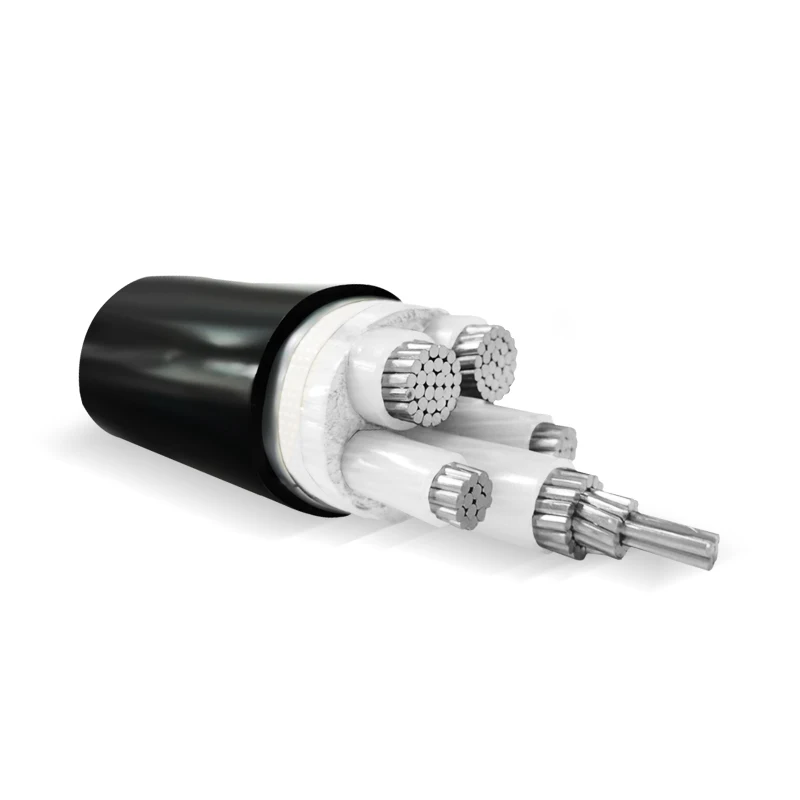 0.6/1kv Xlpe 절연 pvc 칼집 멀티 코어 케이블 알루미늄 도체 건설 맞춤형 크기