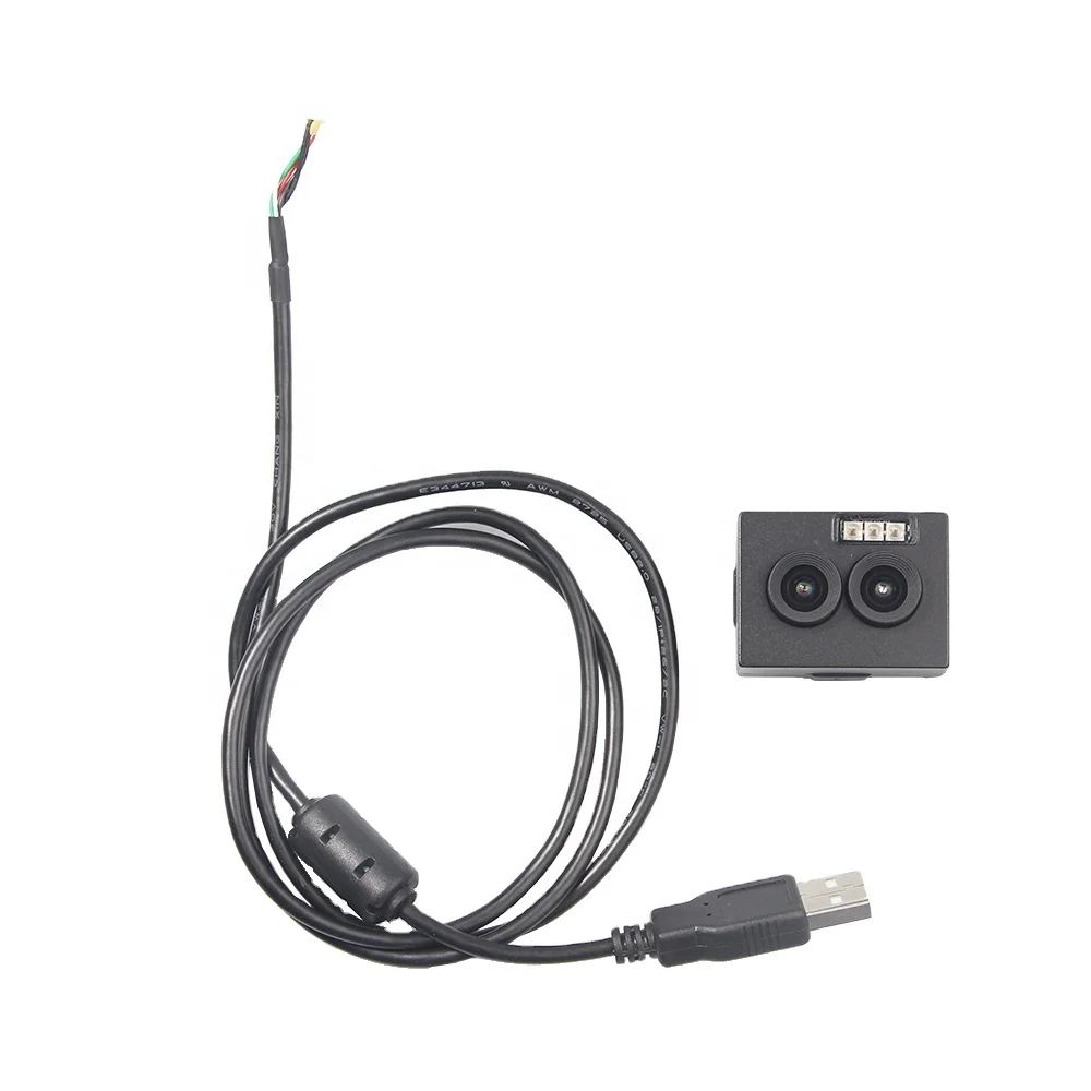 AR0230 100DB 96 degrees eye ai face tracking full 3d frame camera depth vision dual len usb camera module mjpeg ir camera module