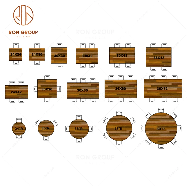 Cheap Price 80x80 Rectangular Solid Wood Slab Outdoor Dining Furniture Cafe Wooden Restaurant Table Top