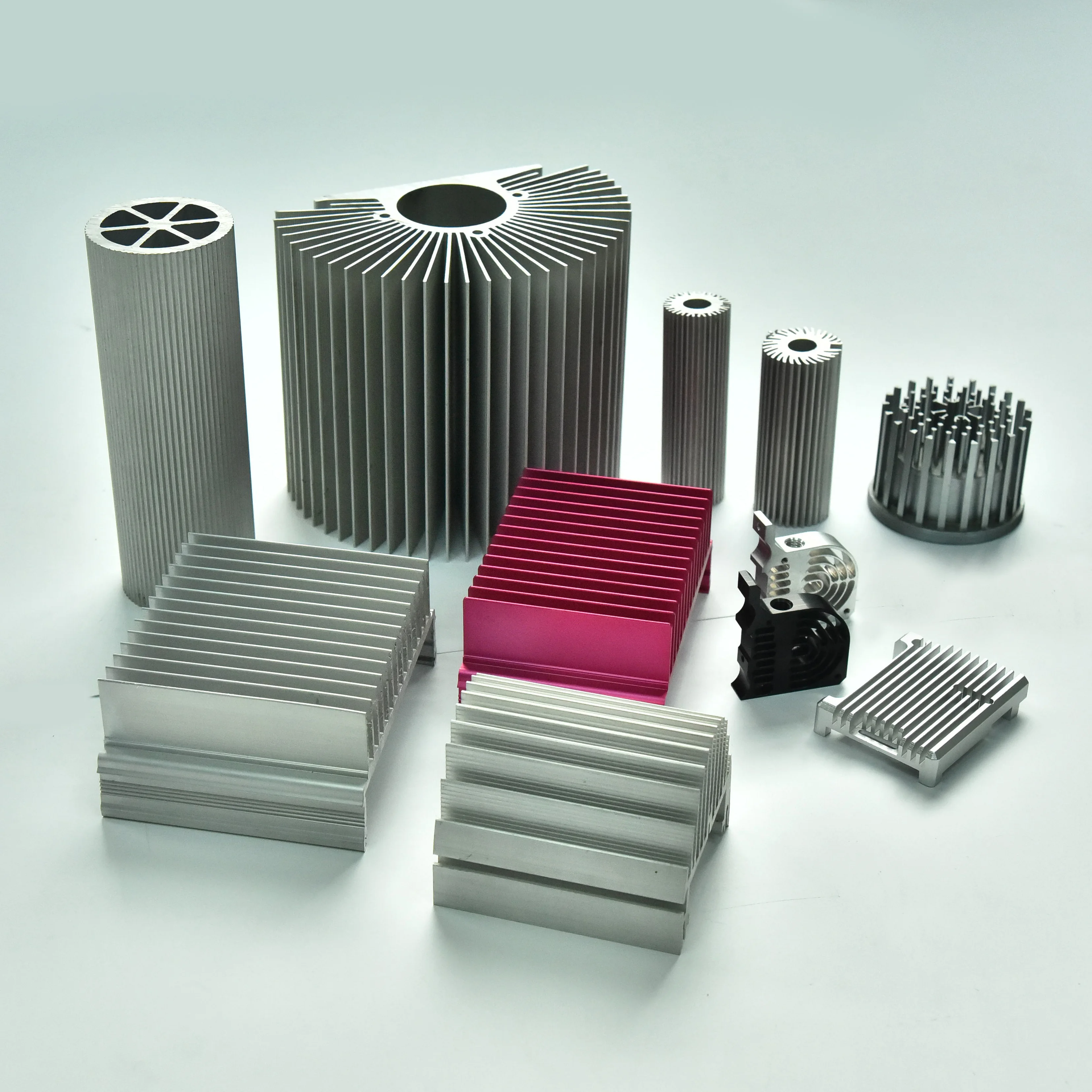 Custom Oem Aluminum Stamping Heatsink Parts Electronics Plate Heat