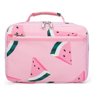 Custom Cute Bento Thermal Insulated Cooler Girls School Lunch Box Bag for Kids