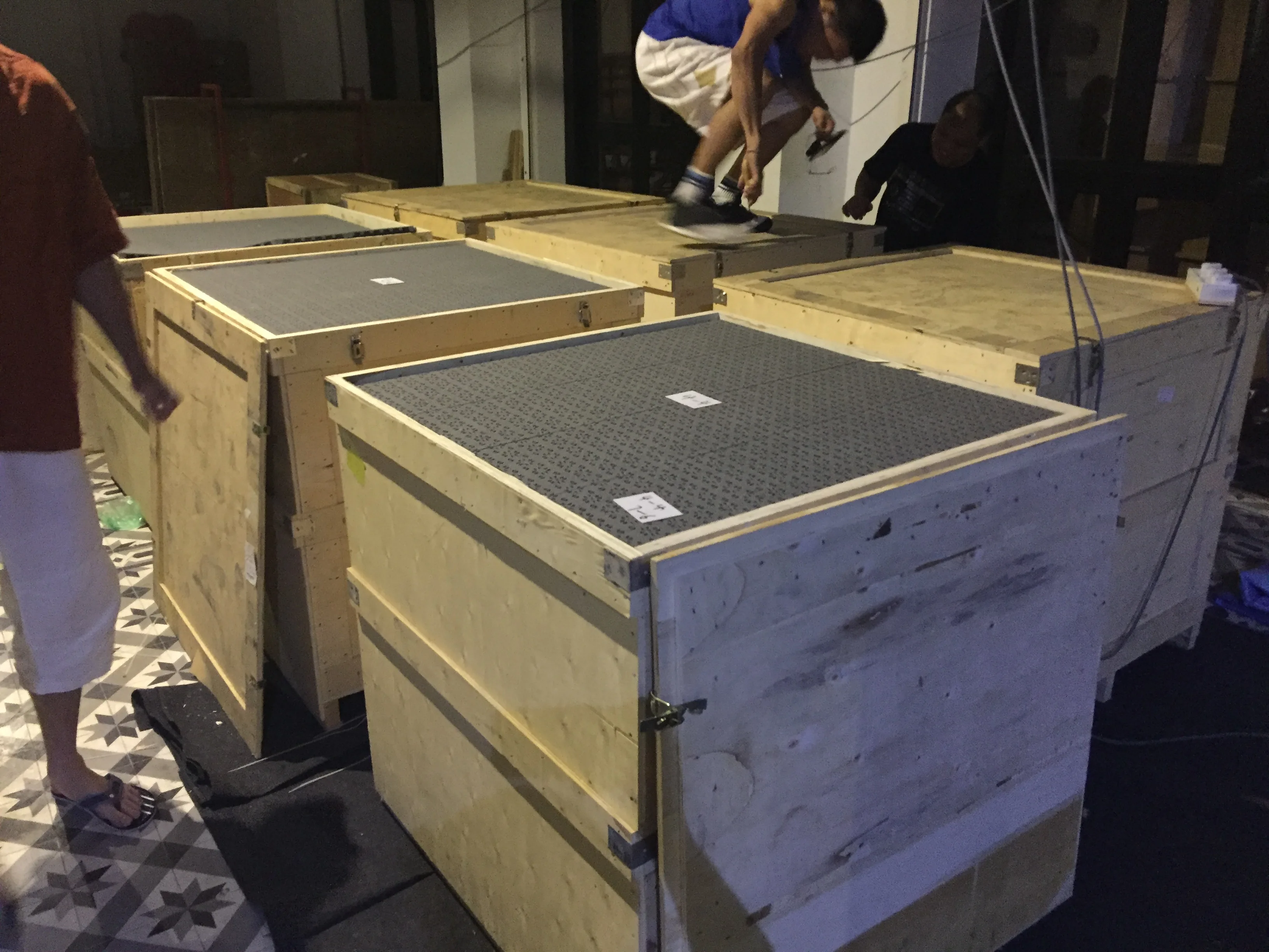 Fiba Approved 3x3 Basketball Interlocking Tiles Sports Flooring