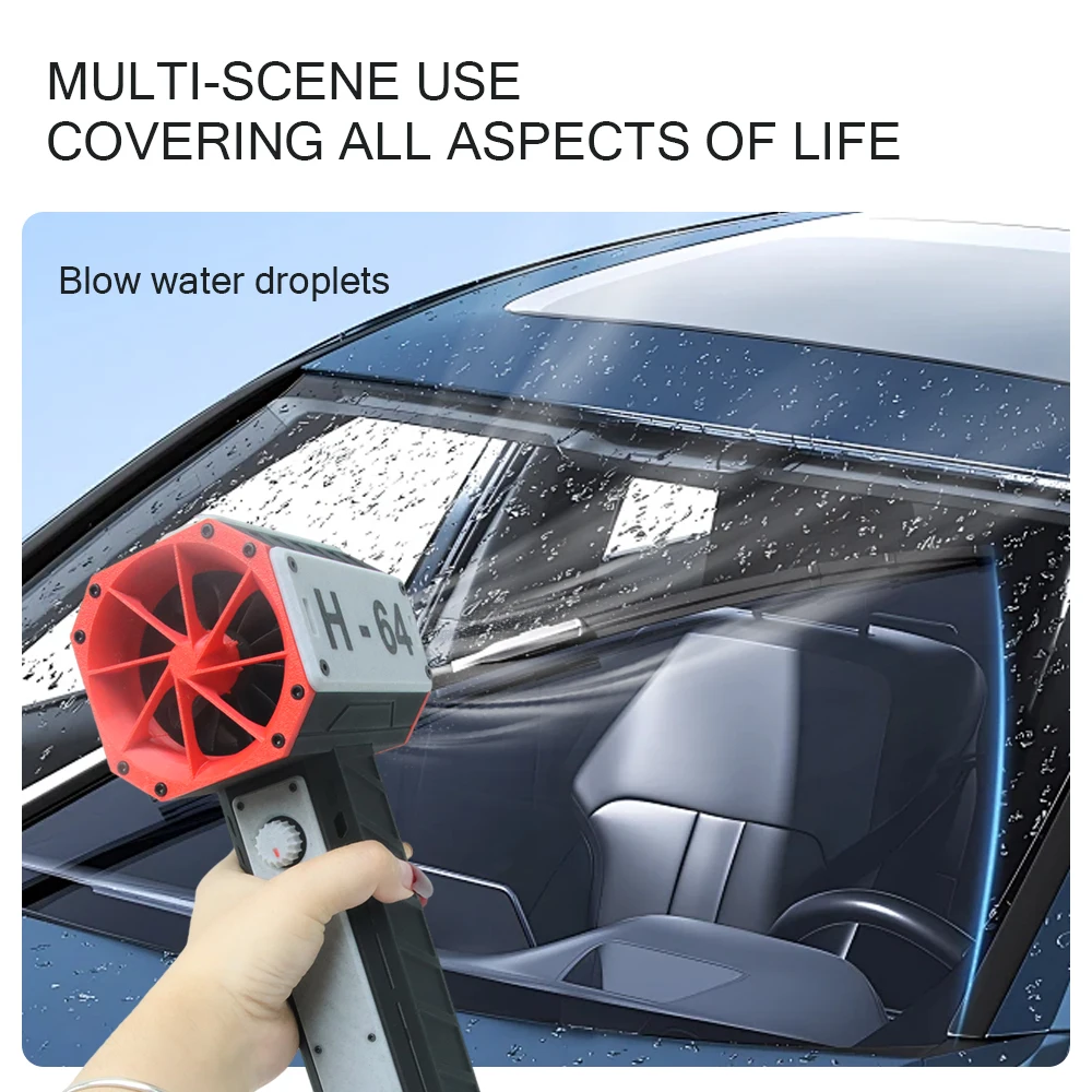 H64 1.4KG Thrust 64mm Brushless Motor Fan Electric Air Blower Rechargeable Air Duster Violent Fan - view 5