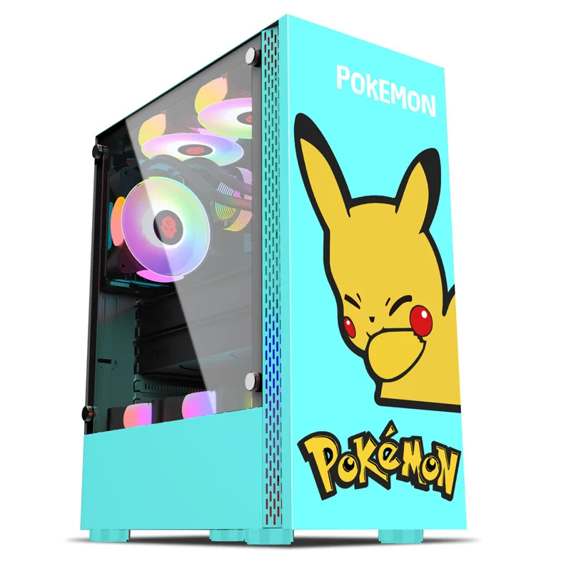 Anime ATX CPU RGB Table Glass PC Gaming Computer Cases & Full Towers Desktop Cover case