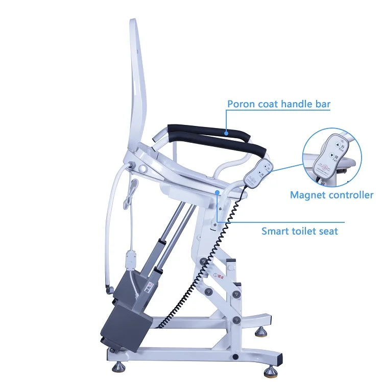 Easy Defecation Toilet Chair for Disabled for Elderly and Children and Pregnant Women Automatic Self-clean Toilet Seat