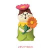 Chat chrysanthème câlin