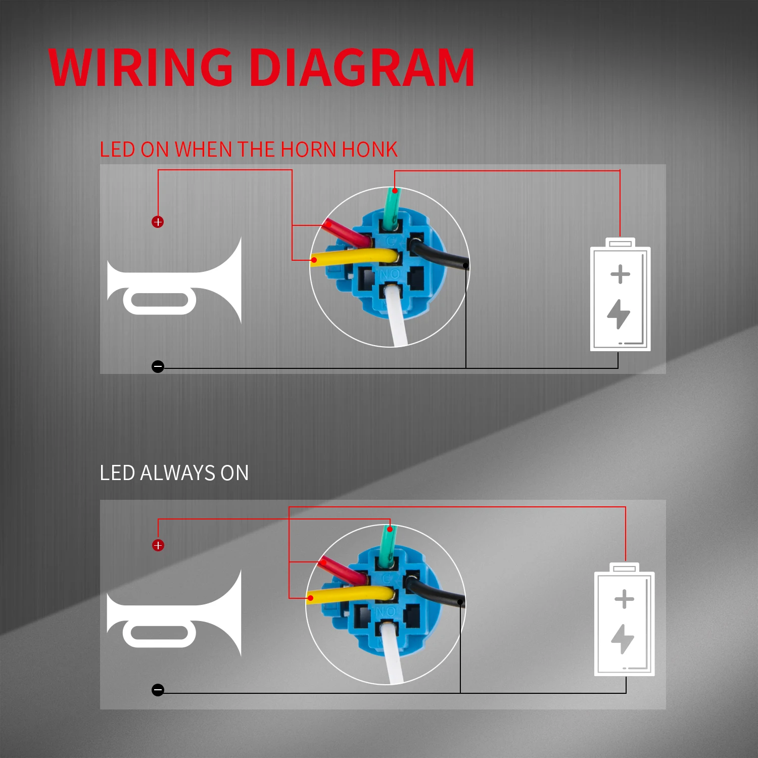 30 Amp Metal Momentary Waterproof Switch – 12V, 16mm (5/8"), For Horn, Nitrous, Or Lights