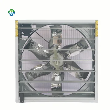 42inch 380v 3phase 0.75kw exhaust fan industrial pabrik square metal industrial wall exhaust fan