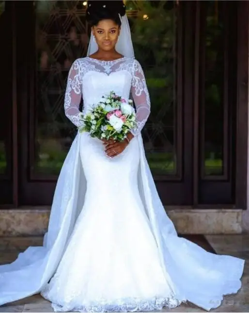 nude lace long dress Mac Duggal - Beige Long Sleeve Embellished Lace A-Line Gown main image 0