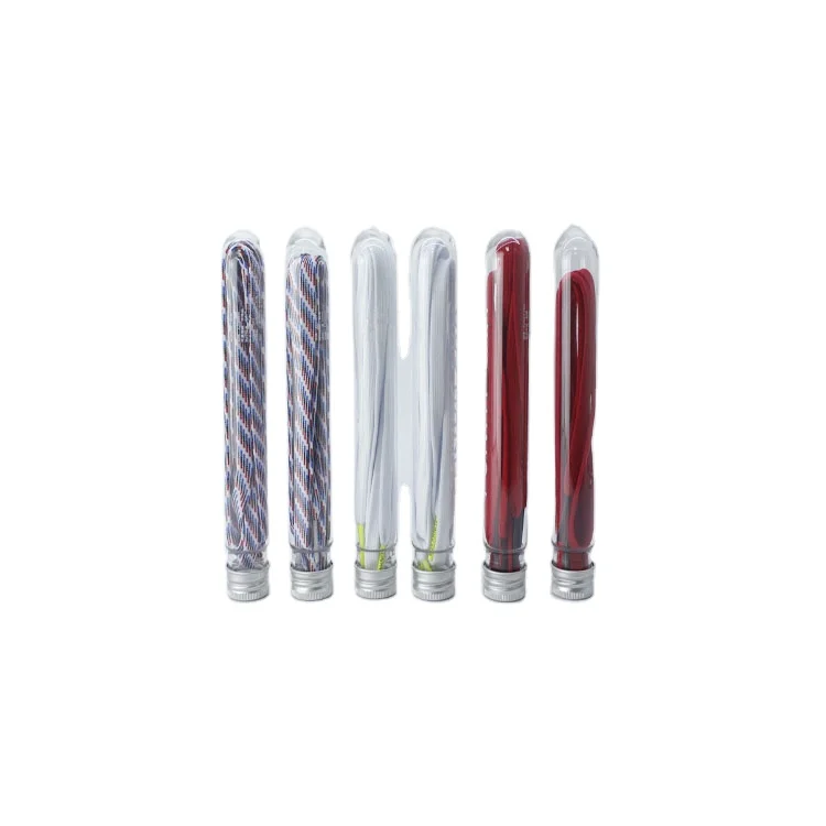 
Упаковочная Пробирка для шнурков, Упаковочная трубка, прозрачная пластиковая помада, трафаретная печать 