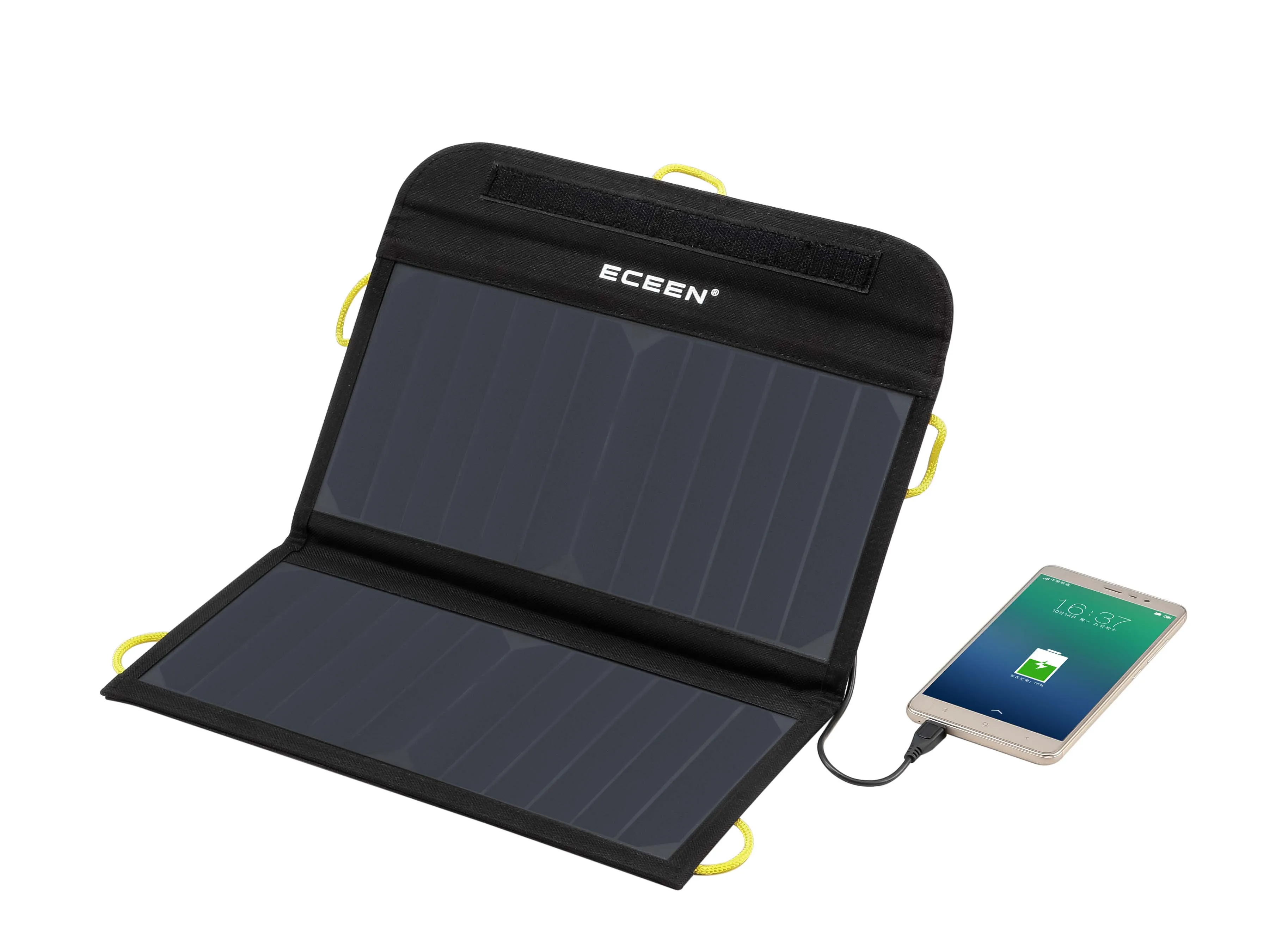 便携式防水织物折叠防水etfe阳光太阳能电池板21w可折叠太阳能电池