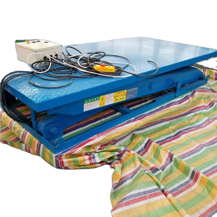 DFLIFT Low Table with Light Weight Stationary Scissor Lift  Table for Assembly Line Job