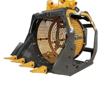 CE Certified Multi-functional Hot Best Selling excavator rotating Hydraulic Rotary Screen Bucket with Great Price