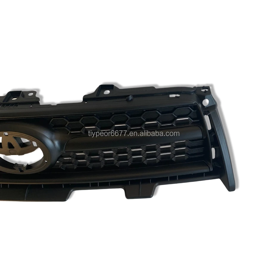 product tiypeor replacement grille for 2009   2012 toyota rav4 20t front bumper grille assembly black abs grille-5