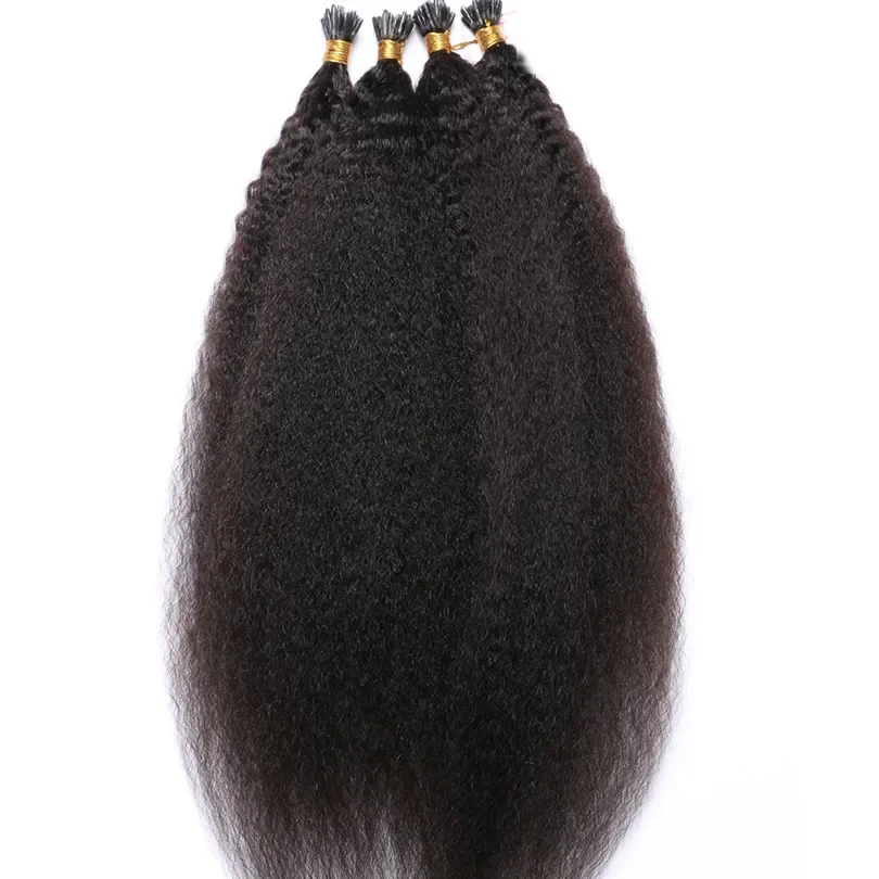 I tip microlinks menselijk haar extensions coarse yaki kinky_voghion.com