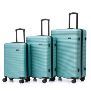 Modern Classic Trolley Luggage Bags Case Sets-New Design Fashion Travel Suitcase Lightweight 3-Piece Carry-on for Women Durable