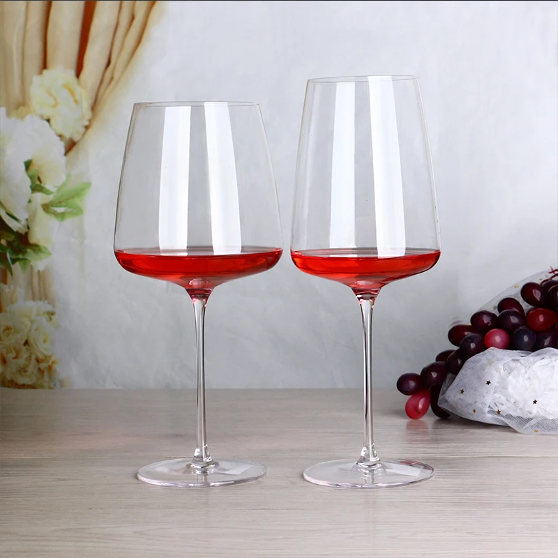 700ml OEM High Quality Original Personalised Classic Long Stem Oversized Burgundy Wedding extra Large Big Giant Wine Glass