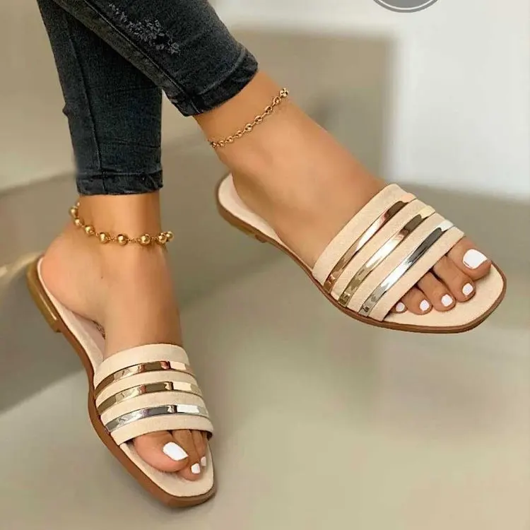 High Quality Large Size Summer New Style Woman Flat Slippers Beach Slippers Shoes  Wholesale For Women - Buy Quality Slipper For Women,Woman Flat  Slippers,Beach Slipper For Woman Product on Alibaba.com