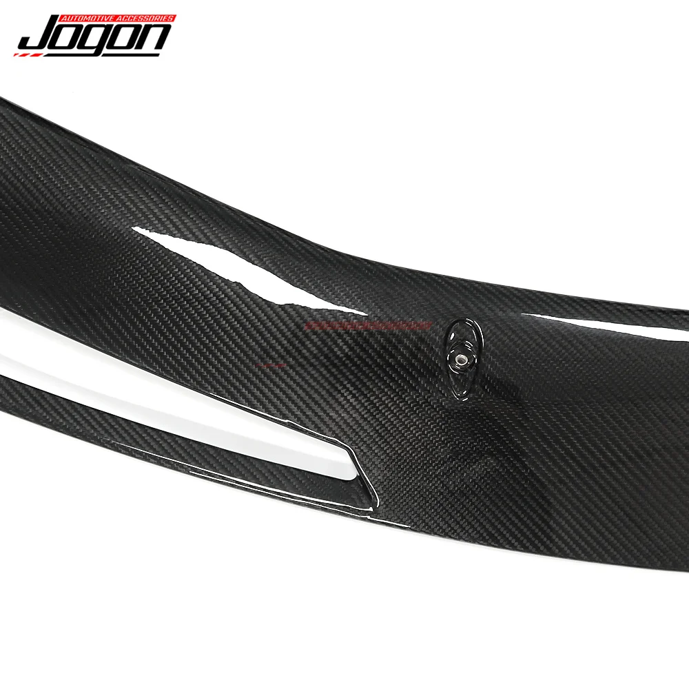 For Corvette C8 2020+ JOGON Dry Carbon Fiber Big Spoiler Rear Spoiler Lid High Tail Wing Spoiler Car Exterior Accessories