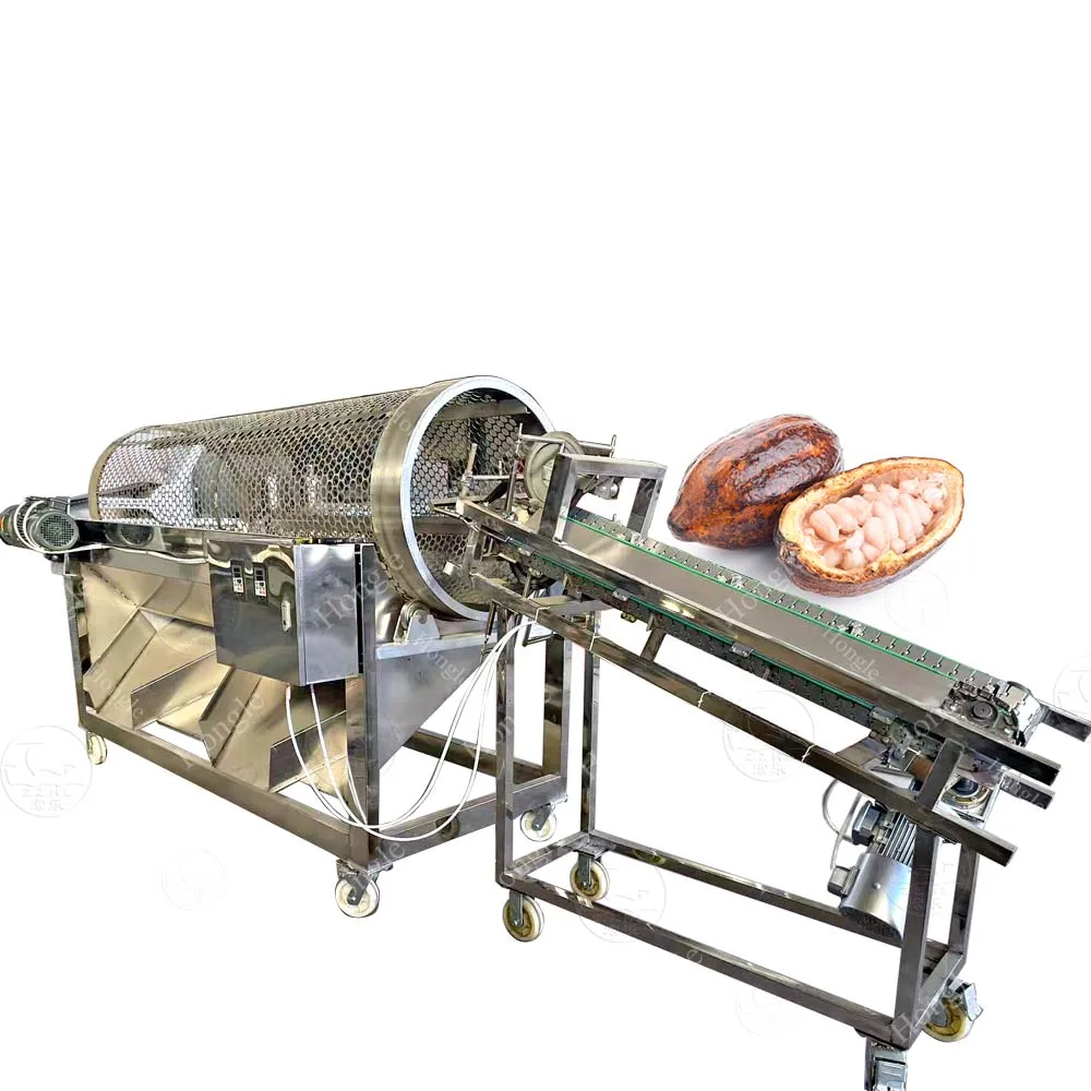 Máquinas Corteira de Cascas de Cacau para Descascamento, Divisão e Quebra de Grãos Equipamento de Processamento de Carnes Frutas e Matéria-Prima
