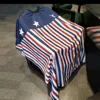 Mei style striped wrap fabric
